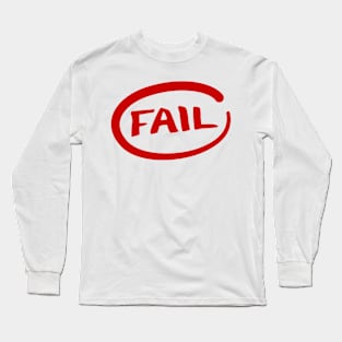 Fail Mark Long Sleeve T-Shirt